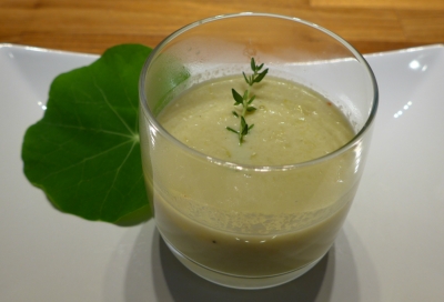 Apfel-Calvados Süppchen