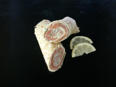 Crêpes, gefüllt, gerollt