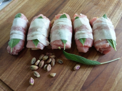 Involtini von der Kalbshüfte