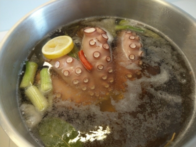 Oktopus in der PET-Flasche