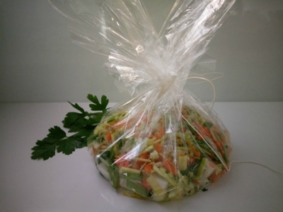 Saison Gemüse aus der Folie