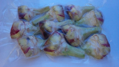 Sous Vide junge Artischocken