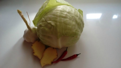 Weißkohl-Variationen: Sauerkraut, Ingwerkraut